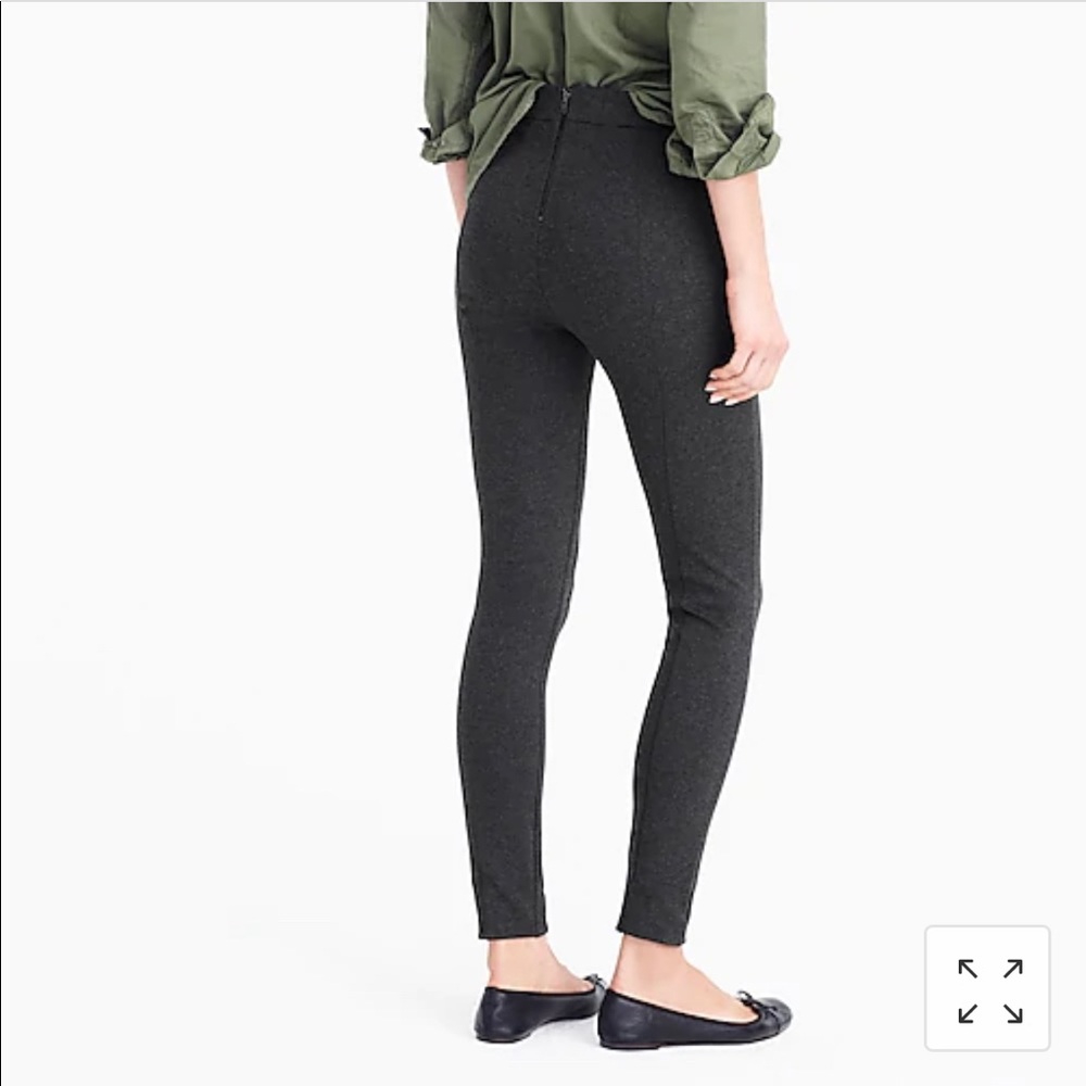 J Crew Pixie Ponte Stretch Pant Gray